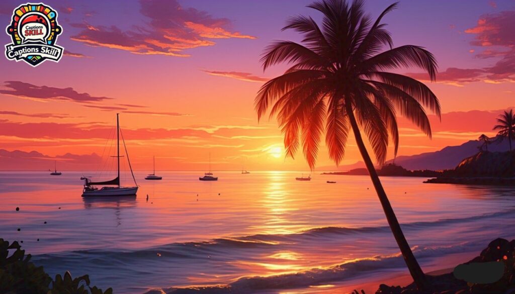Sunset Captions For Extra Spark