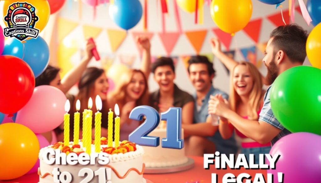 21st Birthday Captions on Instagram
