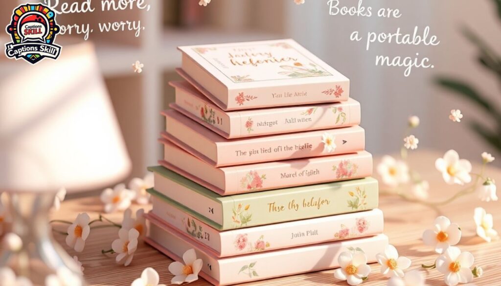 🌸 Aesthetic Book Captions for Instagram 