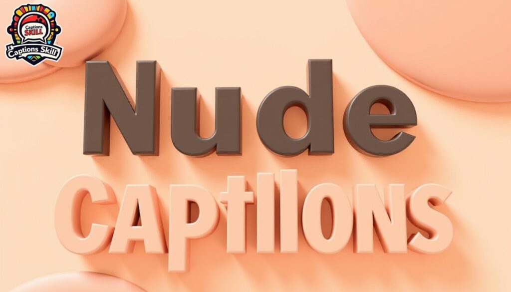 Bold Nude Captions to Show Confidence