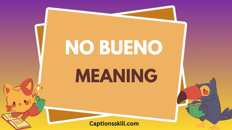 No Bueno Meaning A Complete Guide