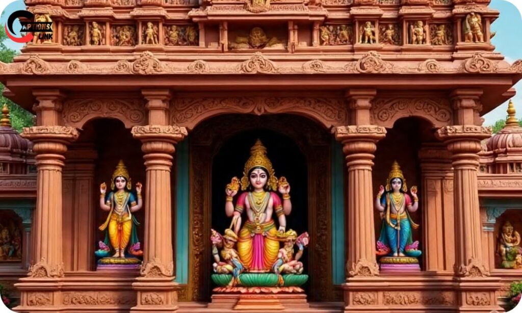 Reflect Your Devotion with Captions Inspired by Hindu Temples and Deities