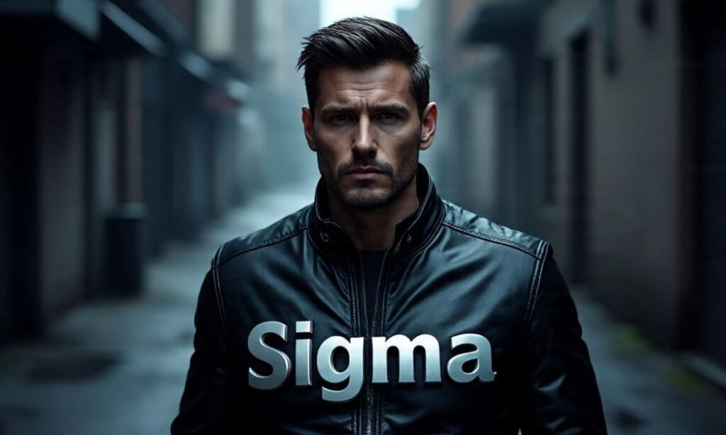 Sigma Male Captions One Word